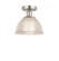 Arietta - 1 Light - 8 inch - Brushed Satin Nickel - Semi-Flush Mount (3442|616-1F-SN-G422)