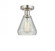 Conesus - 1 Light - 6 inch - Brushed Satin Nickel - Semi-Flush Mount (3442|616-1F-SN-G275)