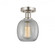 Belfast - 1 Light - 6 inch - Brushed Satin Nickel - Semi-Flush Mount (3442|616-1F-SN-G105)