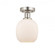 Belfast - 1 Light - 6 inch - Brushed Satin Nickel - Semi-Flush Mount (3442|616-1F-SN-G101)
