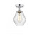 Cindyrella - 1 Light - 6 inch - Polished Chrome - Semi-Flush Mount (3442|616-1F-PC-G654-6)