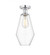 Cindyrella - 1 Light - 7 inch - Polished Chrome - Semi-Flush Mount (3442|616-1F-PC-G652-7)