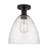 Bristol - 1 Light - 9 inch - Oil Rubbed Bronze - Semi-Flush Mount (3442|616-1F-OB-GBD-94)