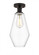 Cindyrella - 1 Light - 7 inch - Oil Rubbed Bronze - Semi-Flush Mount (3442|616-1F-OB-G652-7)