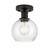 Athens - 1 Light - 6 inch - Oil Rubbed Bronze - Semi-Flush Mount (3442|616-1F-OB-G124-6)