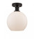 Athens - 1 Light - 8 inch - Oil Rubbed Bronze - Semi-Flush Mount (3442|616-1F-OB-G121-8)