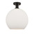 Athens - 1 Light - 12 inch - Oil Rubbed Bronze - Semi-Flush Mount (3442|616-1F-OB-G121-12)