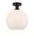 Athens - 1 Light - 10 inch - Oil Rubbed Bronze - Semi-Flush Mount (3442|616-1F-OB-G121-10)