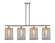 Cobbleskill - 4 Light - 48 inch - Brushed Satin Nickel - Cord hung - Island Light (3442|516-4I-SN-G116-L)