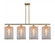 Cobbleskill - 4 Light - 48 inch - Brushed Brass - Cord hung - Island Light (3442|516-4I-BB-G116-L)