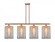 Cobbleskill - 4 Light - 48 inch - Antique Copper - Cord hung - Island Light (3442|516-4I-AC-G116-L)