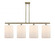 Cobbleskill - 4 Light - 48 inch - Antique Brass - Cord hung - Island Light (3442|516-4I-AB-G111-L)