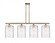 Cobbleskill - 4 Light - 48 inch - Antique Brass - Cord hung - Island Light (3442|516-4I-AB-G1113-L)