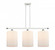 Cobbleskill - 3 Light - 36 inch - White Polished Chrome - Stem hung - Island Light (3442|516-3I-WPC-G111-L)