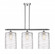 Cobbleskill - 3 Light - 36 inch - Polished Chrome - Stem hung - Island Light (3442|516-3I-PC-G1113-L)