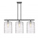 Cobbleskill - 3 Light - 36 inch - Matte Black - Cord hung - Island Light (3442|516-3I-BK-G1113-L)