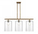 Cobbleskill - 3 Light - 36 inch - Brushed Brass - Stem hung - Island Light (3442|516-3I-BB-G112-L)