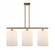 Cobbleskill - 3 Light - 36 inch - Brushed Brass - Cord hung - Island Light (3442|516-3I-BB-G111-L)