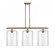 Cobbleskill - 3 Light - 36 inch - Antique Copper - Cord hung - Island Light (3442|516-3I-AC-G112-L)