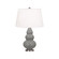 Matte Smokey Taupe Small Triple Gourd Accent Lamp (237|MST32)