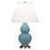 Matte Steel Blue Small Double Gourd Accent Lamp (237|MOB52)