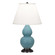 Matte Steel Blue Small Double Gourd Accent Lamp (237|MOB51)