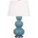 Matte Steel Blue Triple Gourd Table Lamp (237|MOB42)