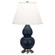 Matte Midnight Blue Small Double Gourd Accent Lamp (237|MMB52)
