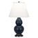 Matte Midnight Blue Small Double Gourd Accent Lamp (237|MMB51)