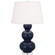 Matte Midnight Blue Triple Gourd Table Lamp (237|MMB43)
