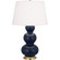 Matte Midnight Blue Triple Gourd Table Lamp (237|MMB40)