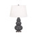 Matte Ash Small Triple Gourd Accent Lamp (237|MCR32)
