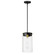 Pinn-Single Pendant (19|12408CLBKSBR)