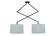 Uptown pendant (34|UP502-BLK/SN)