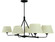 6-Light Matte Black Milford Dining Chandelier (84|5706 MBLACK)