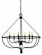 6-Light Matte Black West Town Dining Chandelier (84|5686 MBLACK)