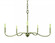 5-Light Satin Pewter Heidelberg Dining Chandelier (84|5643 SP)