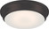 Haley - LED Flush with Frosted Glass - Aged Bronze Finish (81|62/711)