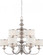 Candice - 9 Light Chandelier with Pleated White Shades - Brushed Nickel Finish (81|60/4739)