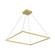 Piazza 36-in Brushed Gold Dimmable LED Pendant (461|PD88136-BG)