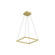 Piazza 18-in Brushed Gold LED Pendant (461|PD88118-BG)