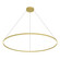 Cerchio 72-in Brushed Gold LED Pendant (461|PD87772-BG)