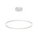 Cerchio 36-in White Dimmable LED Pendant (461|PD87736-WH)