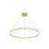 Cerchio 48-in Brushed Gold LED Pendant (461|PD87748-BG)