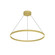 Cerchio 32-in Brushed Gold LED Pendant (461|PD87732-BG)