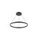 Cerchio 24-in Black LED Pendant (461|PD87724-BK)