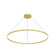 Cerchio 60-in Brushed Gold LED Pendant (461|PD87160-BG)