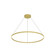 Cerchio 48-in Brushed Gold LED Pendant (461|PD87148-BG)