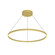 Cerchio 36-in Brushed Gold LED Pendant (461|PD87136-BG)