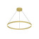 Cerchio 32-in Brushed Gold LED Pendant (461|PD87132-BG)